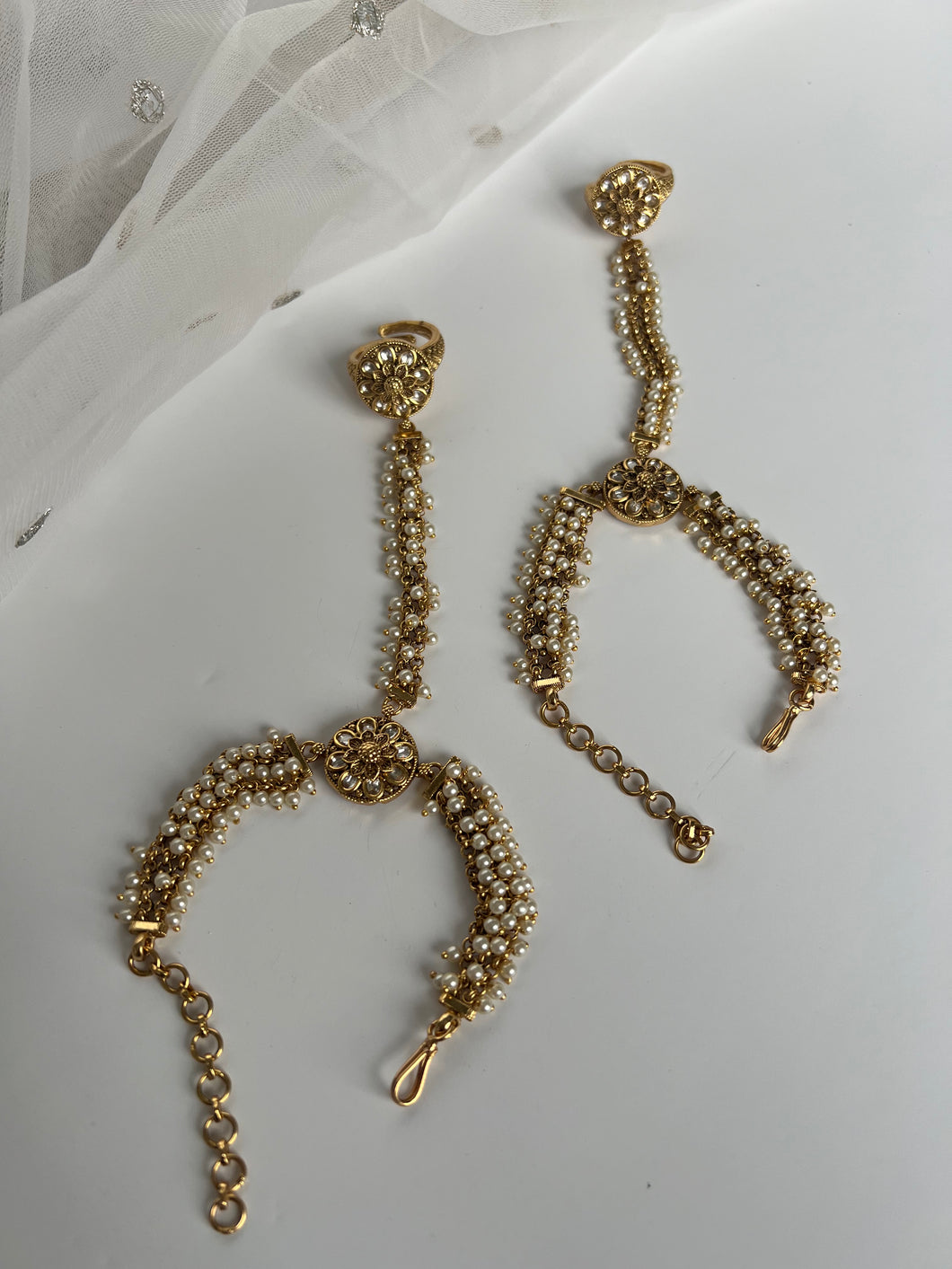 Antique gold hand pieces