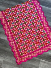 Load image into Gallery viewer, Magenta flowers Phulkari
