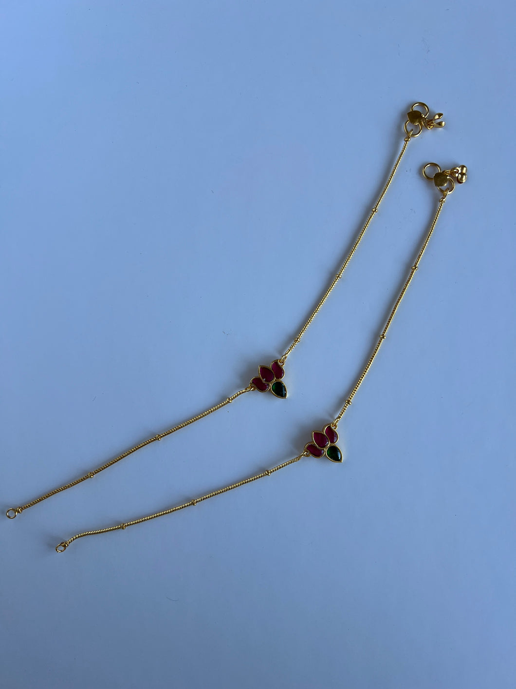 Kundan Anklets