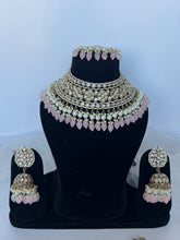 Load image into Gallery viewer, Finest Kundan Set (pink)
