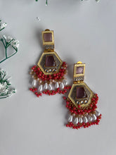 Load image into Gallery viewer, Meenakari Earrings (4 colours)
