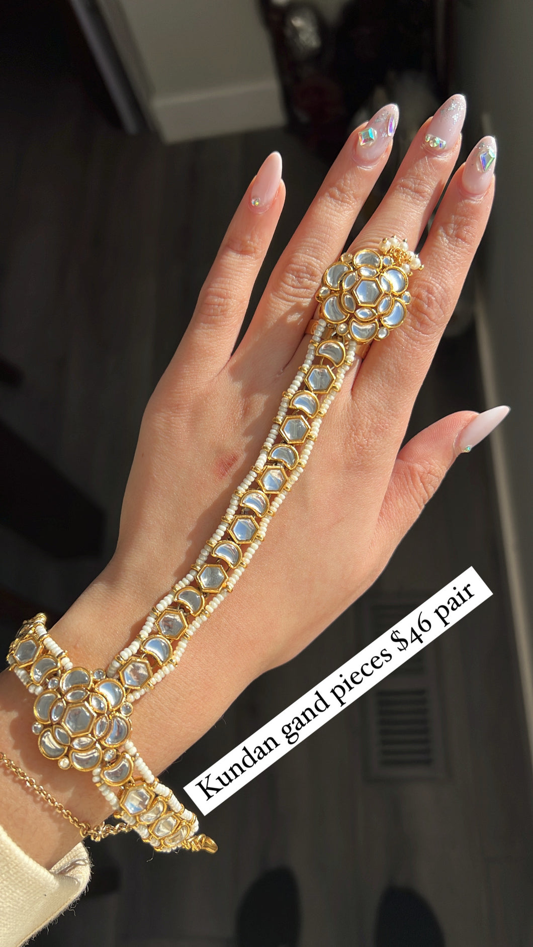 Kundan hand pieces