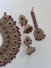 Load image into Gallery viewer, Maroon Bridal Set
