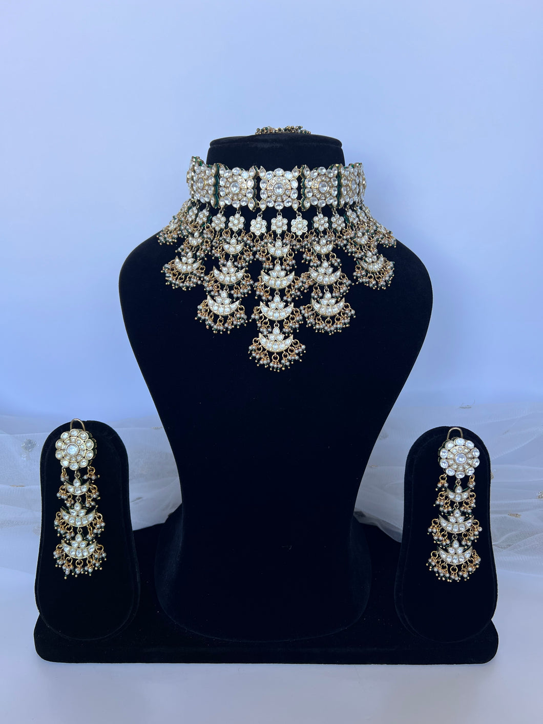 Tiyani Kundan Layered Set