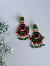 Load image into Gallery viewer, Meenakari Earrings (4 colours)
