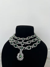 Load image into Gallery viewer, Tina Diamond Set (Emerald
