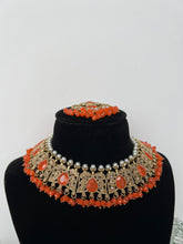 Load image into Gallery viewer, Orange Necklace Set
