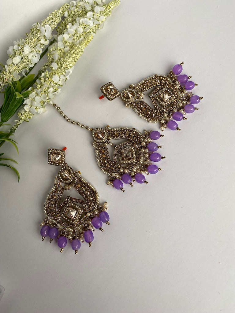 Mahi Earrings Tikka (4 colours)