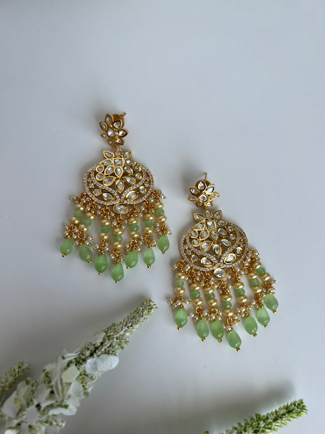 Amrita Tiyani Kundan Earrings