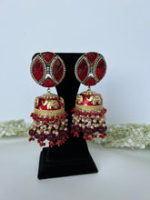 Load image into Gallery viewer, Meenakari Elephants Maroon
